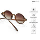 Pondy Palette - Cocoa Dusk Round Sunglasses - RB2551