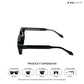 Rogue Shades - All Black Rectangle Sunglasses - RB2531