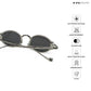 Jaisalmer Glow - Molten Metal Polarized Oval Sunglasses - RB2667