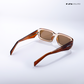 Morjim Muse - Brown Out Rectangle Sunglasses - RB2554