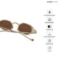 Jaisalmer Glow - Hazel Gleen Polarized Oval Sunglasses - RB2666