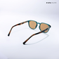 Coorg Cove - Terra Blue Square Sunglasses - RB2710