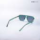 Amritsar Aura - Moss Mist Geometric Aviator Sunglasses - RB2588