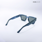 Boxy Bold 2.0 - Blue Crest Square Sunglasses - RB2603