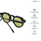 Groove Shades - Yellow Black Round Sunglasses - RB2539