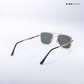 Oxxo - Black Gold Square Aviator Sunglasses - RB2684BG