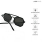 Metal Aviator - Black Aviator Sunglasses - RB2320