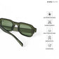 Lilrecta - Green Rectangle Sunglasses - RB2526