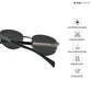 Jodhpur Noir - Jet Frost Geometric Sunglasses - RB2668