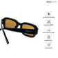 Allure - Dark Hazel Rectangle Sunglasses - RB2521