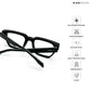 Classic Roamer - Black Blue Cut Wayfarer Sunglasses - RB2456