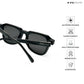Nova Shades - All Black Square Sunglasses - RB2534