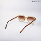 Manali Mist - Brown Sugar Square Sunglasses - RB2591