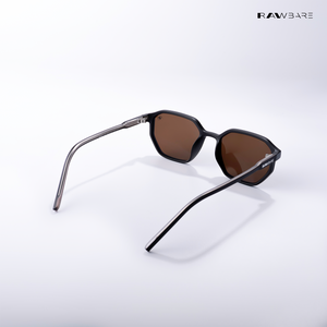Tawi Gaze - Mudstone Angular Hexagon Sunglasses - RB2572