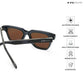 Waypoint- Frosted Brown Wayfarer Sunglasses - RB2672
