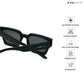 Boxy Bold - All Black Square Sunglasses - RB2527