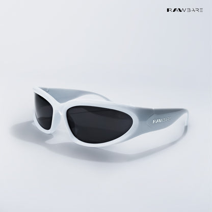 Street Phantom - Monochrome Rush Wraparound Sunglasses - RB2753