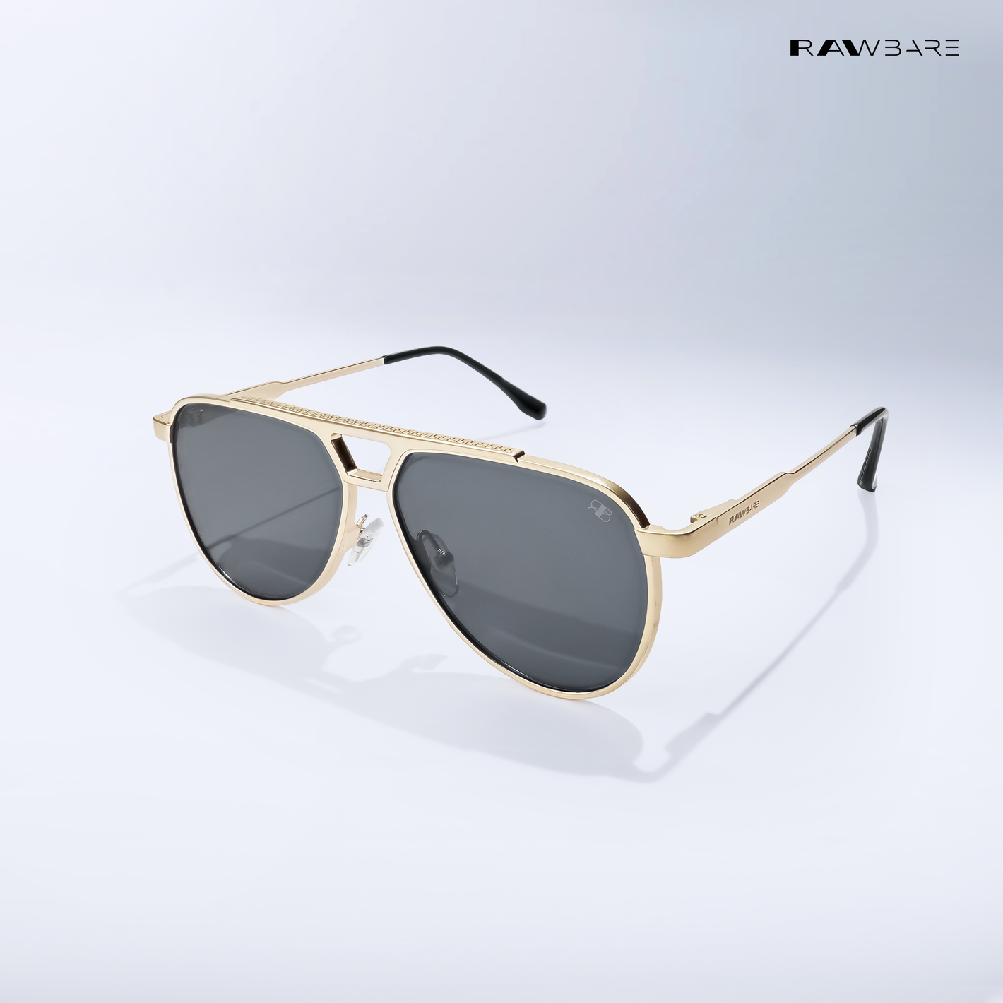 Bron - Black Gold Aviator Sunglasses - RB2687SB