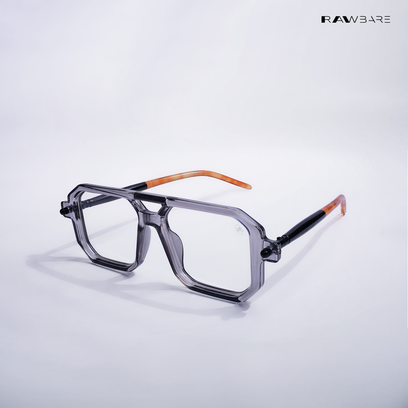 Poly - Ashlight Blue Cut Square Sunglasses - RB2656