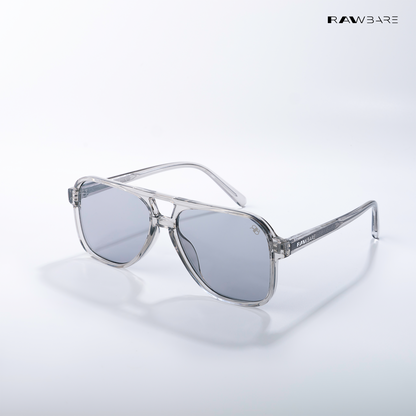Patiala Drop - Stone Dust Geometric Aviator Sunglasses - RB2542