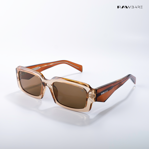 Morjim Muse - Brown Out Rectangle Sunglasses - RB2554