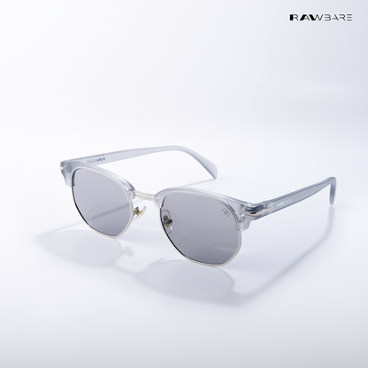 Delhi Daze - Pebble Clubmaster Half Rim Sunglasses - RB2561