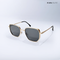 Cinq - Black Gold Square Aviator Sunglasses - RB2681BG