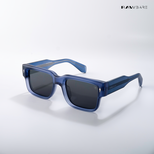 Timeless - Blue Polarized Rectangle Sunglasses - RB2445