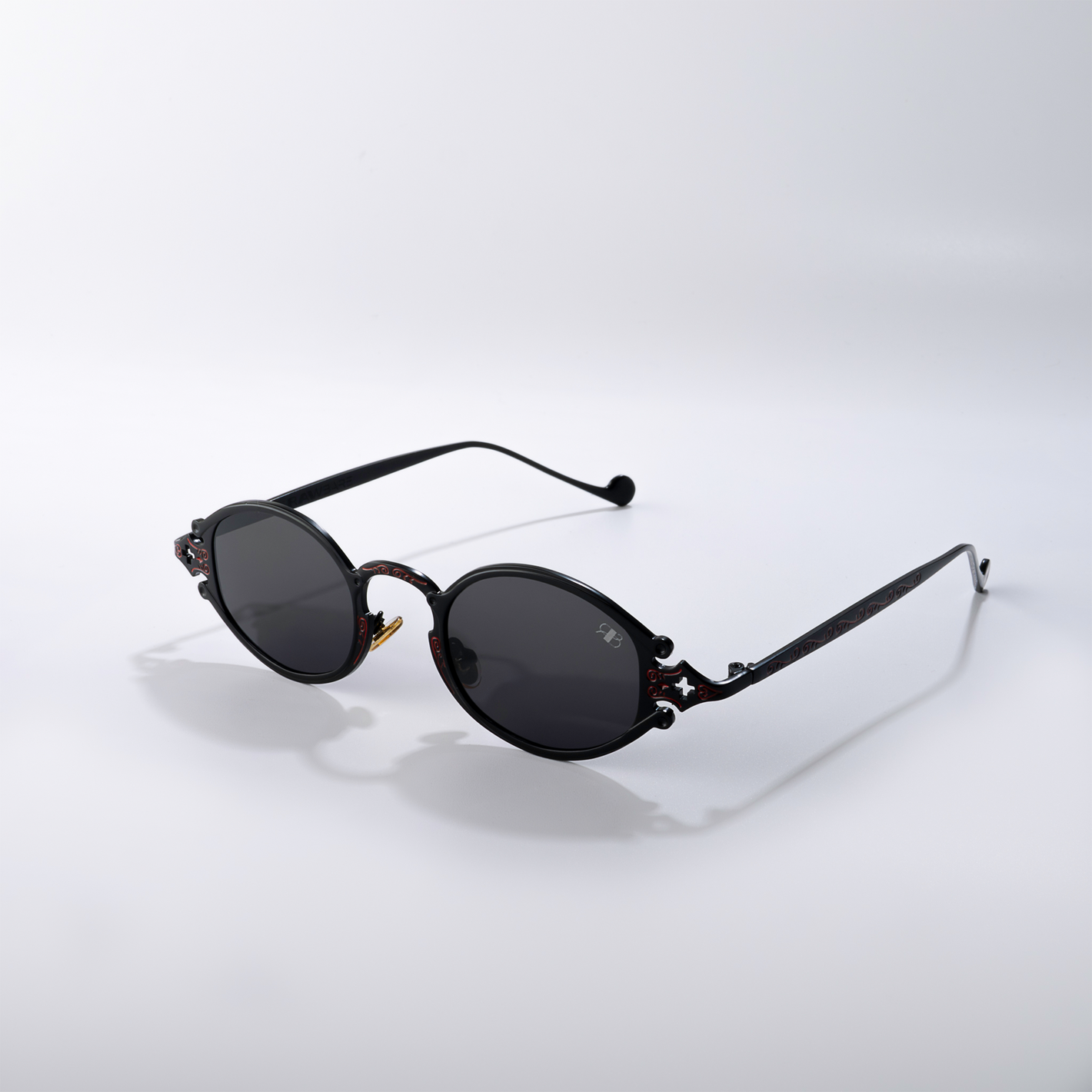 Jaisalmer Glow - Cherry Coal Polarized Oval Sunglasses - RB2664