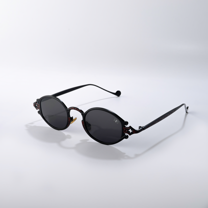 Jaisalmer Glow - Cherry Coal Polarized Oval Sunglasses - RB2664