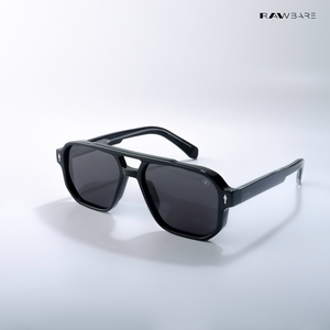 Glare - Shadow Shades Rectangle Sunglasses - RB2328