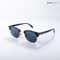Delhi Daze - Matte Black Clubmaster Half Rim Sunglasses - RB2558
