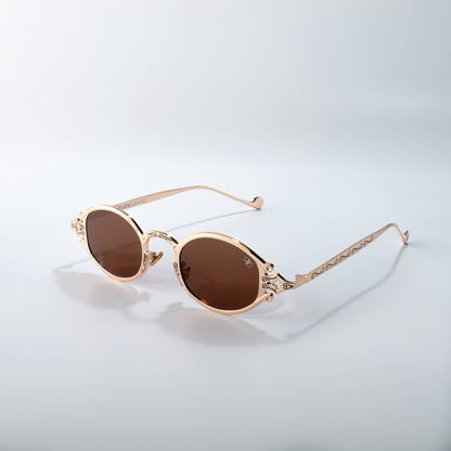 Jaisalmer Glow - Hazel Gleen Polarized Oval Sunglasses - RB2666