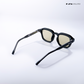 Vortex Shades - Yellow Black Square Sunglasses - RB2537