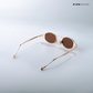 Jaisalmer Glow - Hazel Gleen Polarized Oval Sunglasses - RB2666