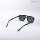 Amritsar Aura - Carbon Storm Geometric Aviator Sunglasses - RB2585