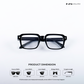 Rogue Shades - Blue Cut Rectangle Sunglasses - RB2533