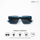 Kolkata Chrome - Navy Square Sunglasses - RB2650