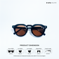 Groove - Brown Black Round Sunglasses - RB2750