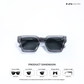 Boxy Bold 2.0 - Ash Route Square Sunglasses - RB2604