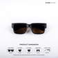 Timeless - Ashwood Rectangle Sunglasses - RB2577