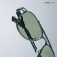 Valmont Aviator- Leaf Steel Polarized Aviator Sunglasses - RB2728