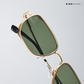 Cinq - Green Gold Square Aviator Sunglasses - RB2681GG