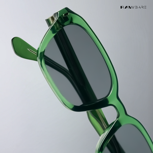 Gwalior Glow - Jade Frost Rectangle Sunglasses - RB2627