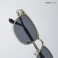 Rivet - Silver Black Rounded Square Sunglasses - RB2682SB