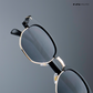 Delhi Daze - Matte Black Clubmaster Half Rim Sunglasses - RB2558
