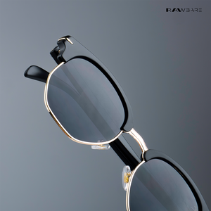 Delhi Daze - Matte Black Clubmaster Half Rim Sunglasses - RB2558