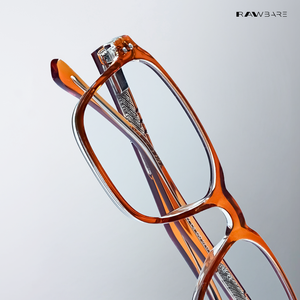 Ivox - Orange Square Bluecut Eyewear - RB2702