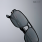 Rohtang Ray - Full Blackout Angular Modified Square Sunglasses - RB2568