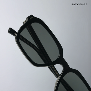 Manali Mist - Endless Black Square Sunglasses - RB2590